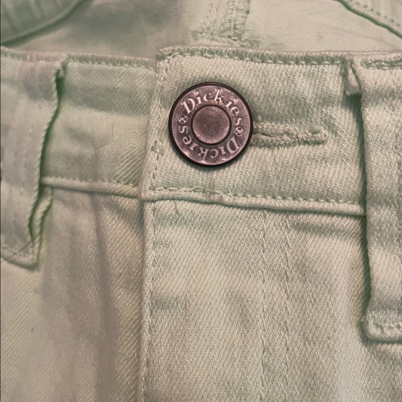 DICKIES X PACSUN Light Green Denim Shorts - Picture 3 of 4